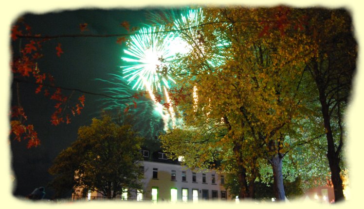 Abschlussveranstaltung - Feuerwerk am Abend