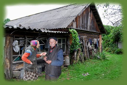 Heimat - Dorf im stark verstrahlten Gebiet bei Wetka - Belarus