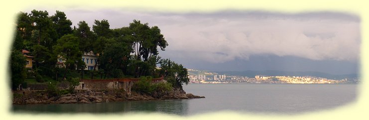 Blick nach Rijeka