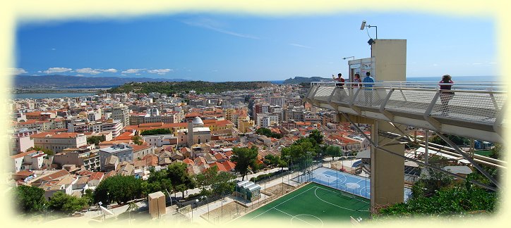 Cagliari - Aufzug zur Altstadt