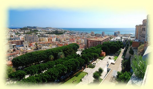 Cagliari - Blick vom Caffe delle Arti