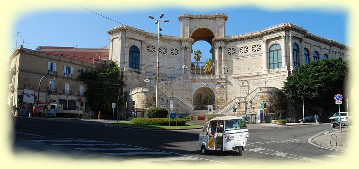 Cagliari - Marmortreppe zur Bastion San Remy