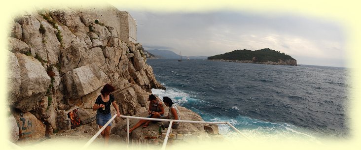Dubrovnik - 2017 - Blick zur Insel Lokrum