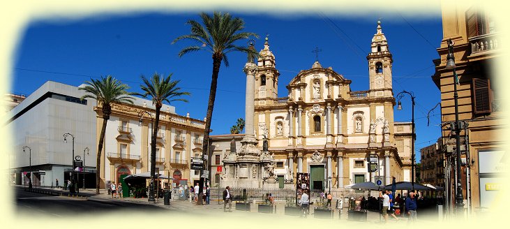 Palermo 2017 - Piazza San Domenico mit Chiesa San Domenico