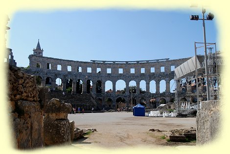 Pula - Arena innen Pula - Arena innen