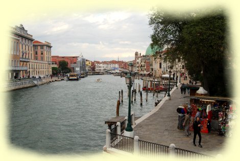 Venedig - Blick zur Ponte Degli Scalzi