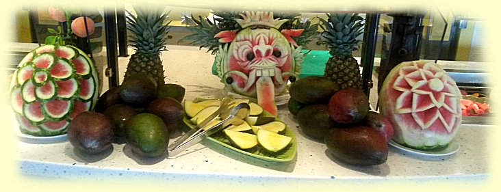 AIDAbella 2017 - Fruitcarving - Obstschnitzen