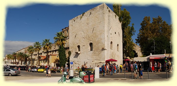 Split - Sdostturm mit angrenzenden Sdfassade