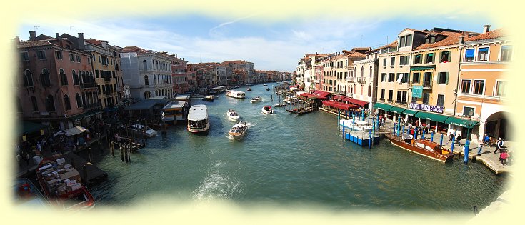 Venedig -- Blick von der Rialto-Brücke