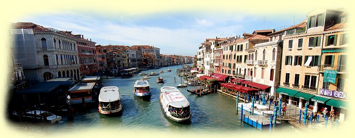 Venedig - Blick von der Rialto-Brücke