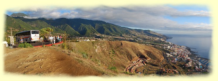 La Palma - Aussichtspunkt La Concepcion - Blick auf St. Cruz