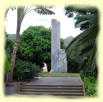 Santa Cruz de Tenerife - Parque García Sanabria - Denkmal zur Erinnerung an Santiago García Sanabria