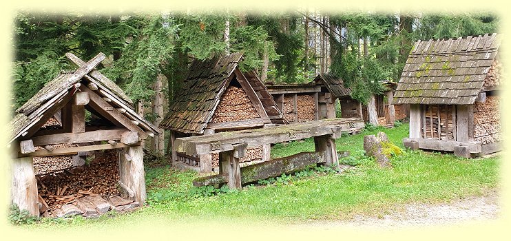 Freilichtmuseum Oerlinghausen - Holzlager