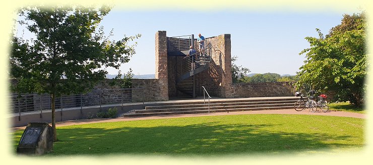 Blomberg - Stadtmauer am Schweigegarten Blomberg - Stadtmauer am Schweigegarten