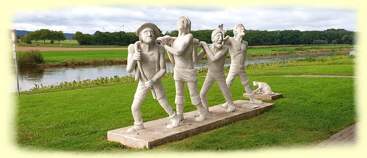 Weser - Treidler-Figuren