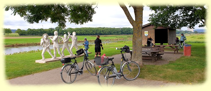 Weser - Treidler-Figuren - 2