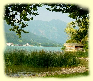 Blick zum Tegernsee Blick zum Tegernsee