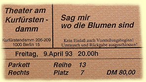 Theater am Kurfrstendamm 1993