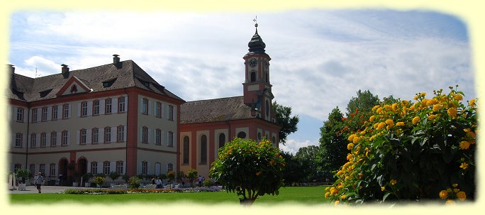 Insel Mainau - Deutschordenschloss mit Kirche St. Marien