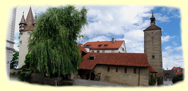 Lindau - Peterskirche und der runde Diebs- oder Malefizturm