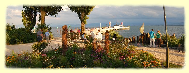 Spaziergang entlang des Immenstaader Landesteges