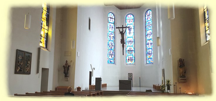 Friedrichshafen 2023 - Nikolauskirche innen - 1