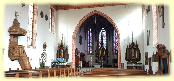 Hagnau 2023 - Kirche St. Johann Baptist - innen