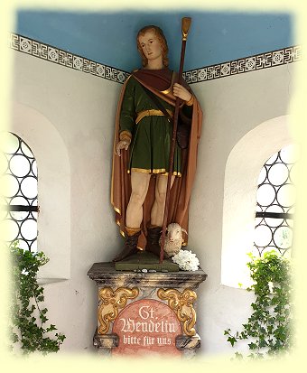 Hagnau 2023 - Statue des Heiligen Wendelin