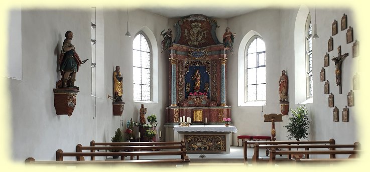 Unteruhldingen 2023 - St.Quirinius Kapelle innen