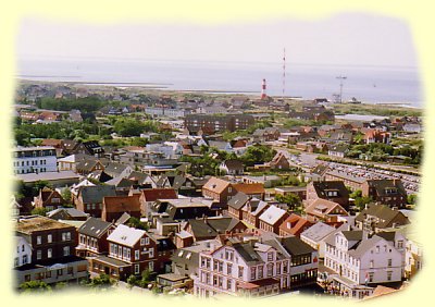 Blick auf Borkum