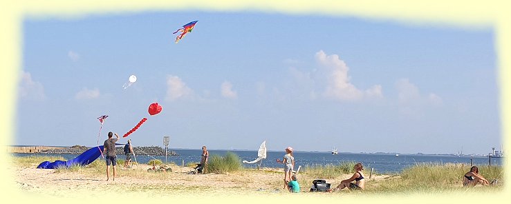 Cuxhafen - Kugelbake - Drachenfliegen