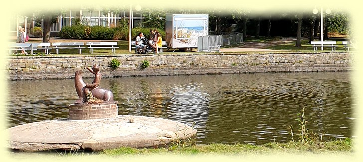 Cuxhaven - Schipperjunge auf Seehund