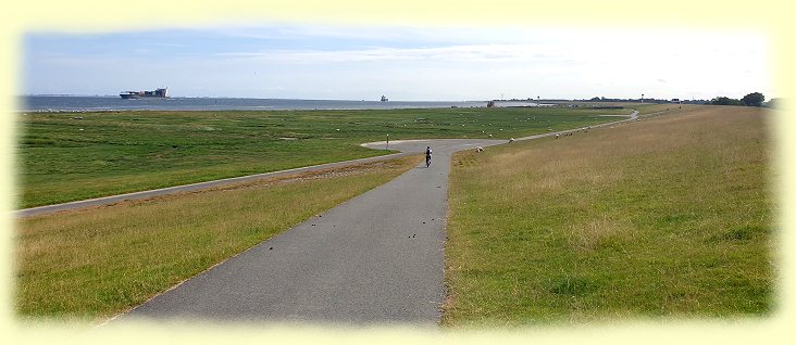 Blick zur Elbe