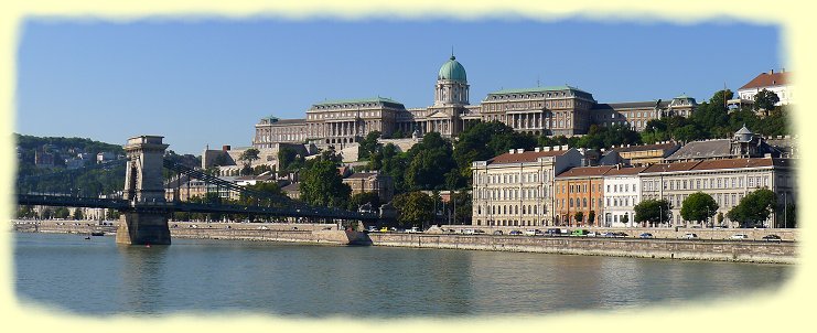 Budapest - Burgpalast und Kettenbrücke
