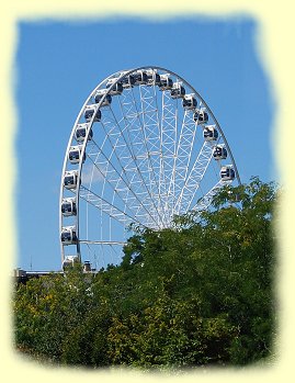 Budapest - Erzsebet Platz Europas grtes Riesenrad