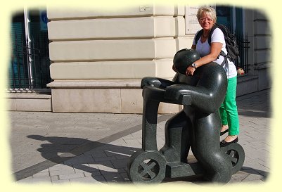 Budapest - Kerkpros, der Radfahrer - 2