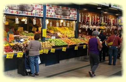 Budapest - Markthalle Obst