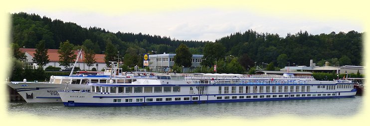 Schiffsanleger in Passau-Lindau