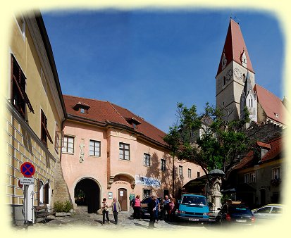 Weienkirchen mit der Wehrkirche Mariae Himmelfahrt