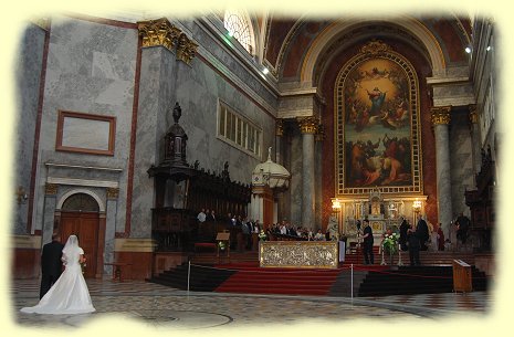 Esztergom - Sankt-Adalbert-Kathedrale - Hochzeit