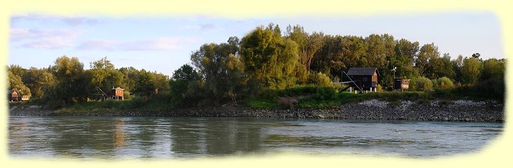 Donauufer in Richtung Bratislava