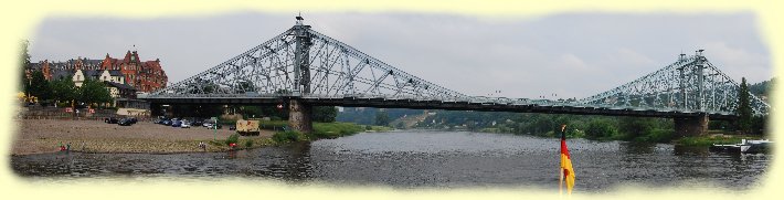 Das Blaue Wunder, eine Brcke ber die Elbe bei Loschwitz