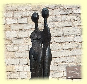 Schoonhoven - Skulptur Mann und Frau Schoonhoven - Skulptur Mann und Frau