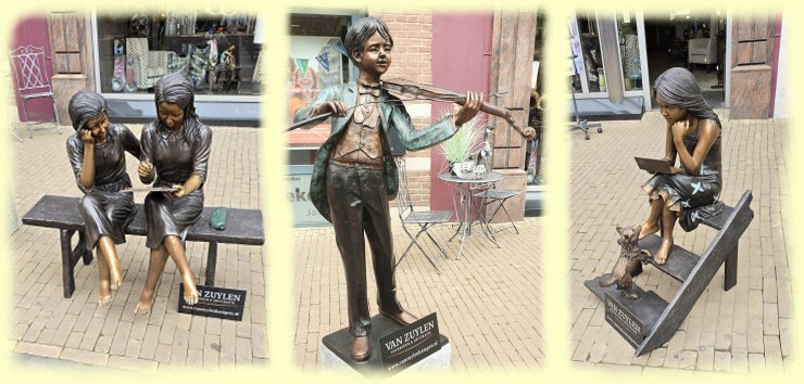 Kampen - Bronze-Skulpturen