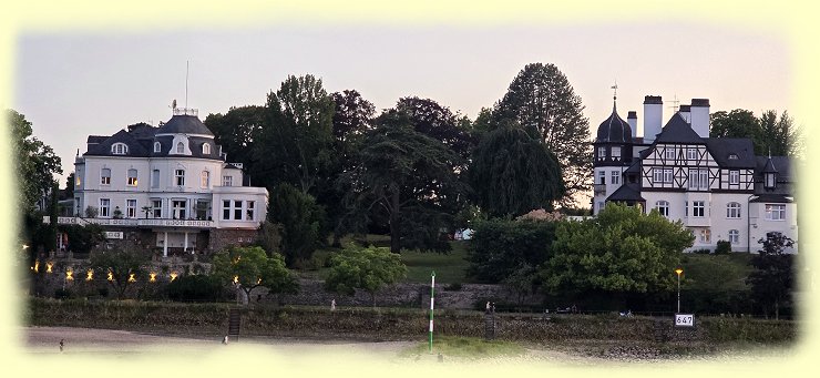 Villen am Rheinufer bei Bonn-Bad Godesberg