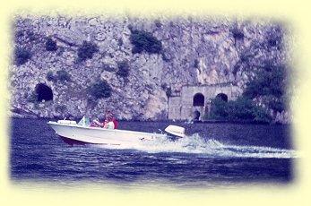 Gardasee 1971 - Motorbootfahrt