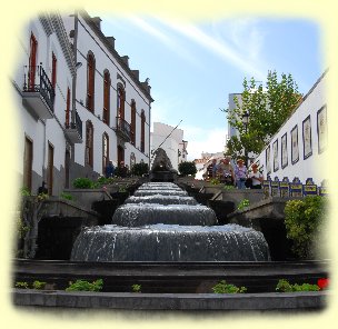 Paseo de Gran Canaria, ein knstlich angelegter Wasserfall