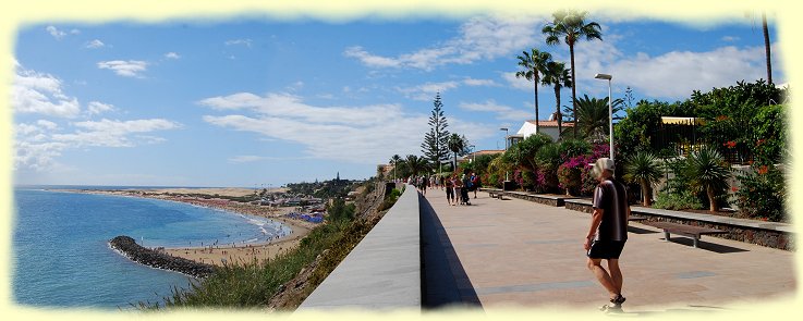 Strandpromenade nach Playa del Ingles