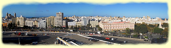 Cadiz vom Schiff