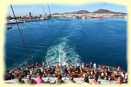 Hafen von Las Palmas - Ausfahrt Hafen von Las Palmas - Ausfahrt